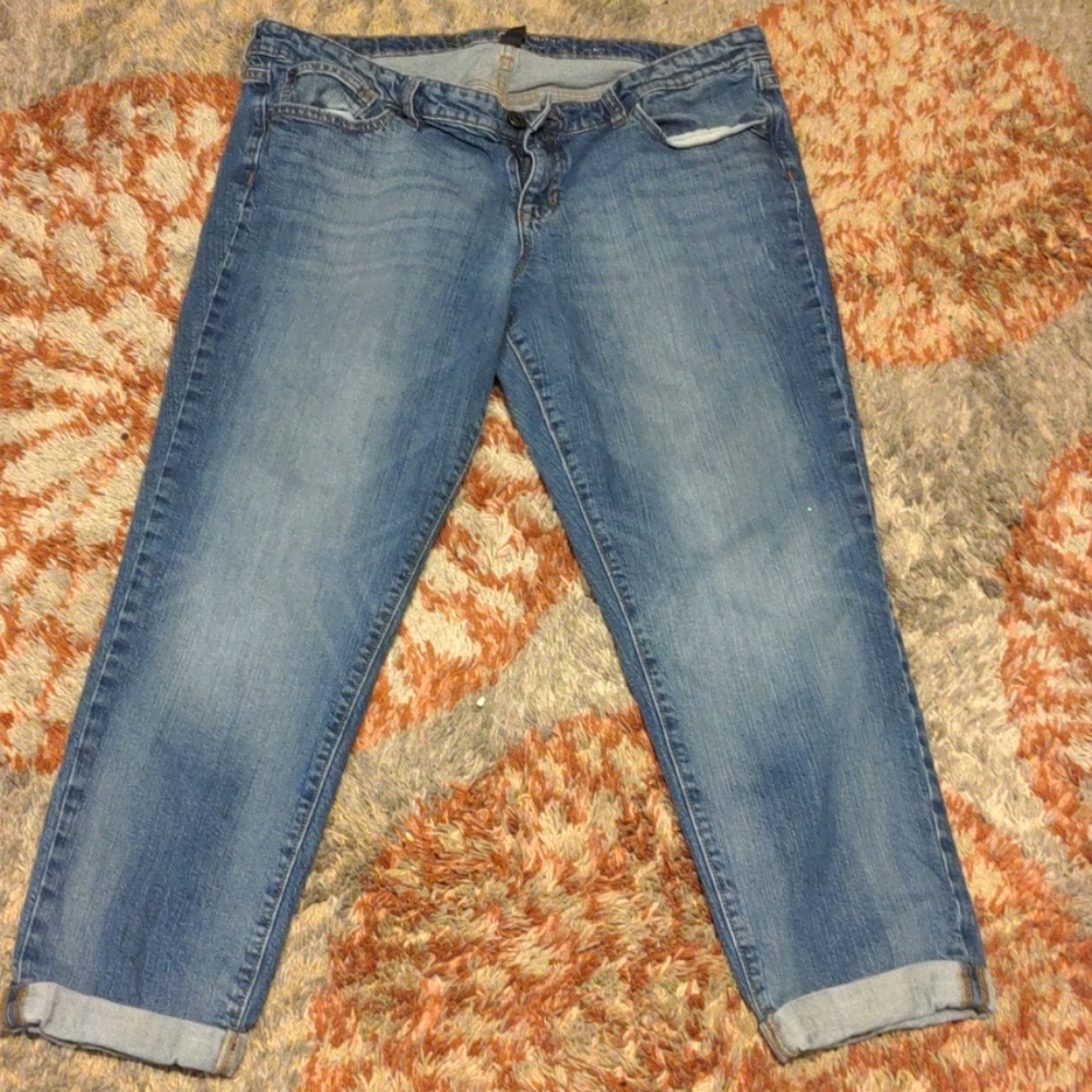 Ankle cuffed jeans
